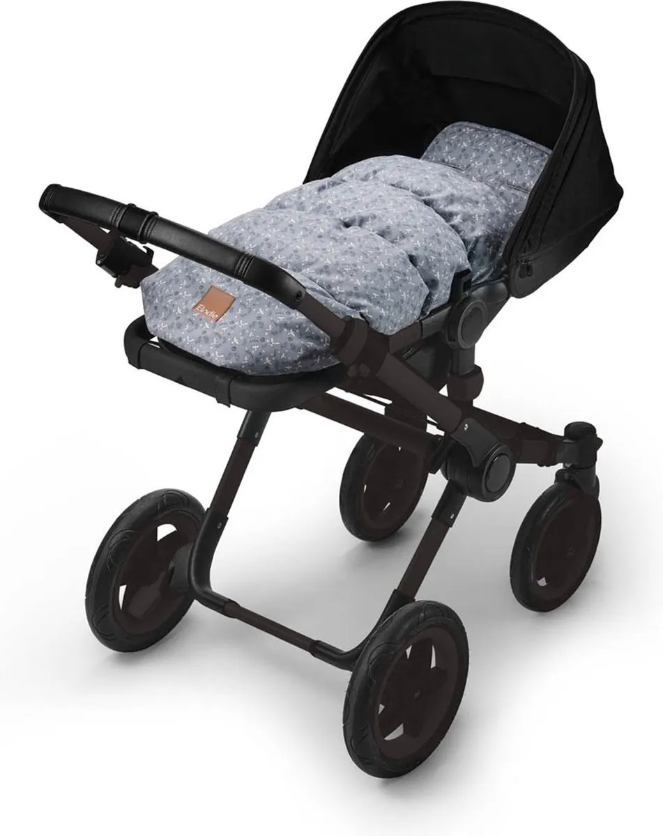 Elodie 2-in-1 Voetenzak & Inlegkussen - Blauw Print - Universeel