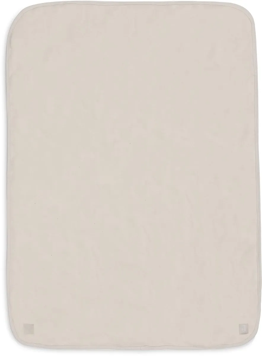 Jollein Baby Deken Wieg 75x100cm Basic Jersey/Sherpa - Oatmeal