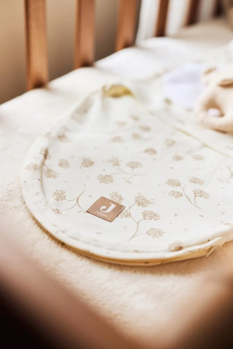 Jollein Baby Deken Wieg 75x100cm Basic Jersey/Sherpa - Oatmeal
