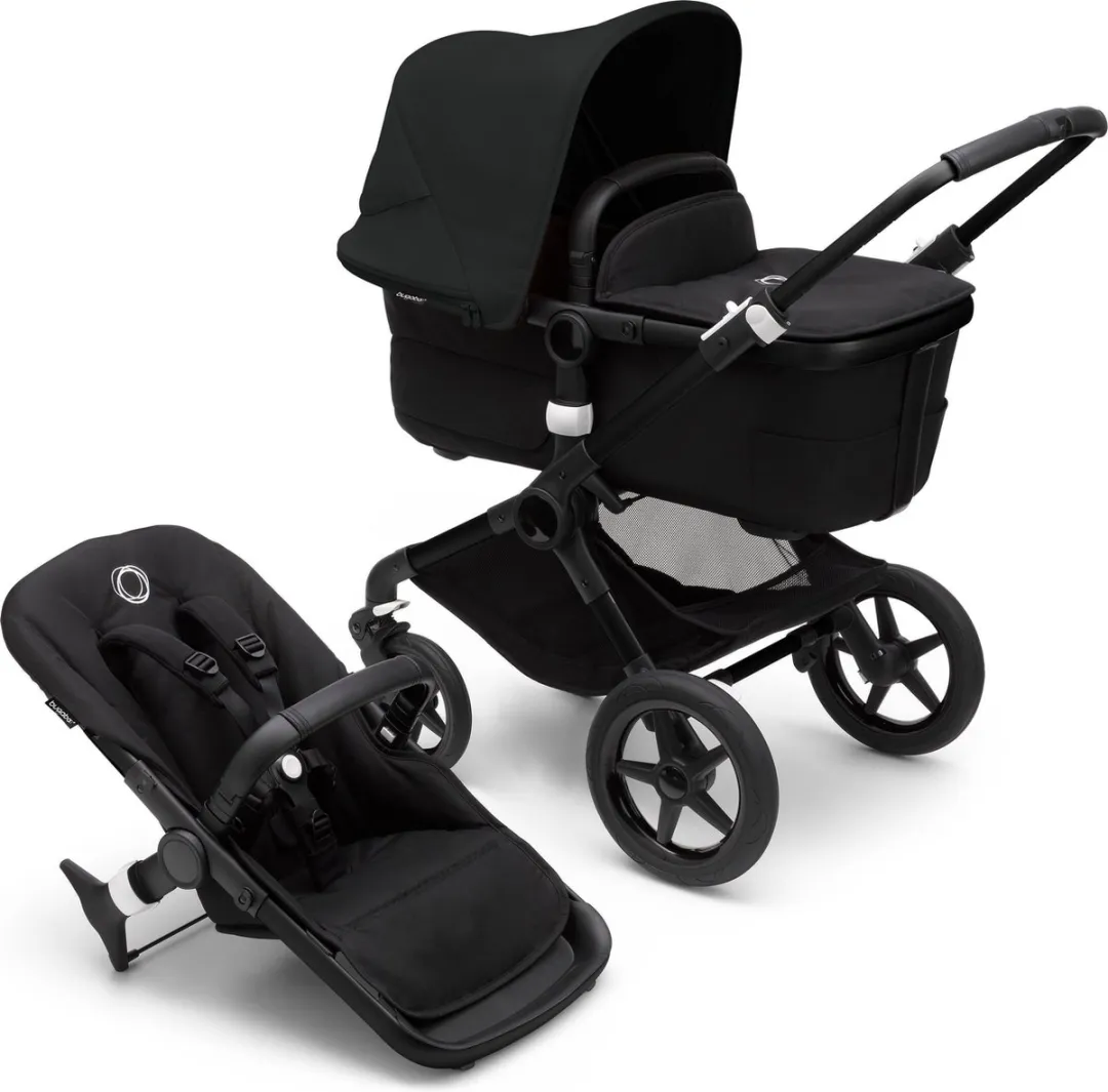 Bugaboo Fox 3 Kinderwagen - All-terrain Reiswieg Zwart