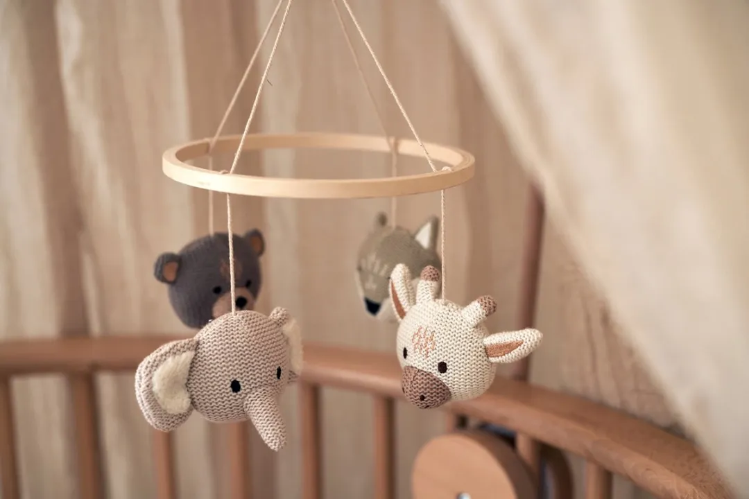 Jollein Boxmobiel Muziekmobiel Animals