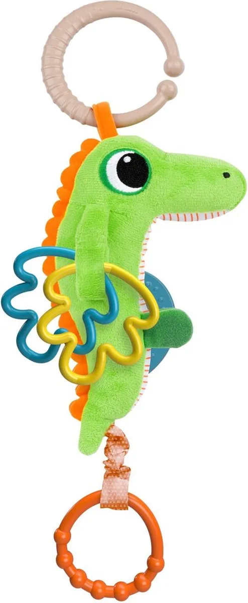 Chicco Crocodile Rattle Hangend Babyspeelgoed - Meerkleurig - afbeelding 3 van 5