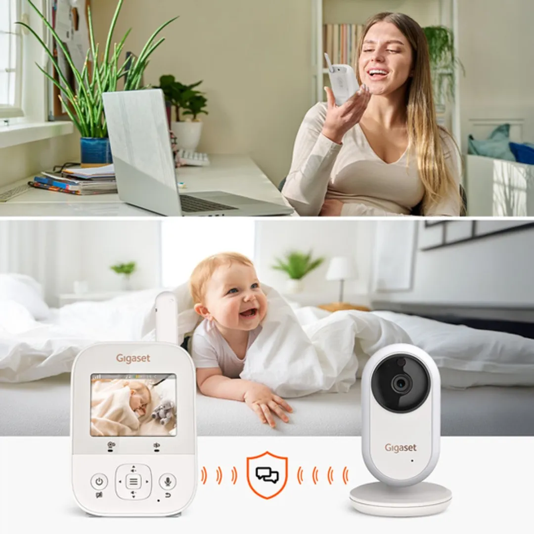 Gigaset Baby 300 Video Babyfoon - 2.8" - Nachtzicht & Terugspreekfunctie - Wit - afbeelding 6 van 6