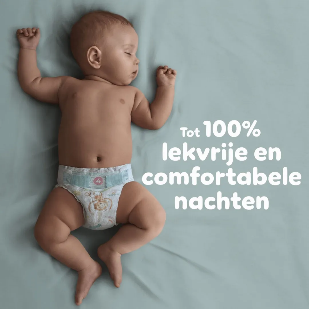 Pampers Baby-Dry Maat 4 Luiers - 222 Stuks