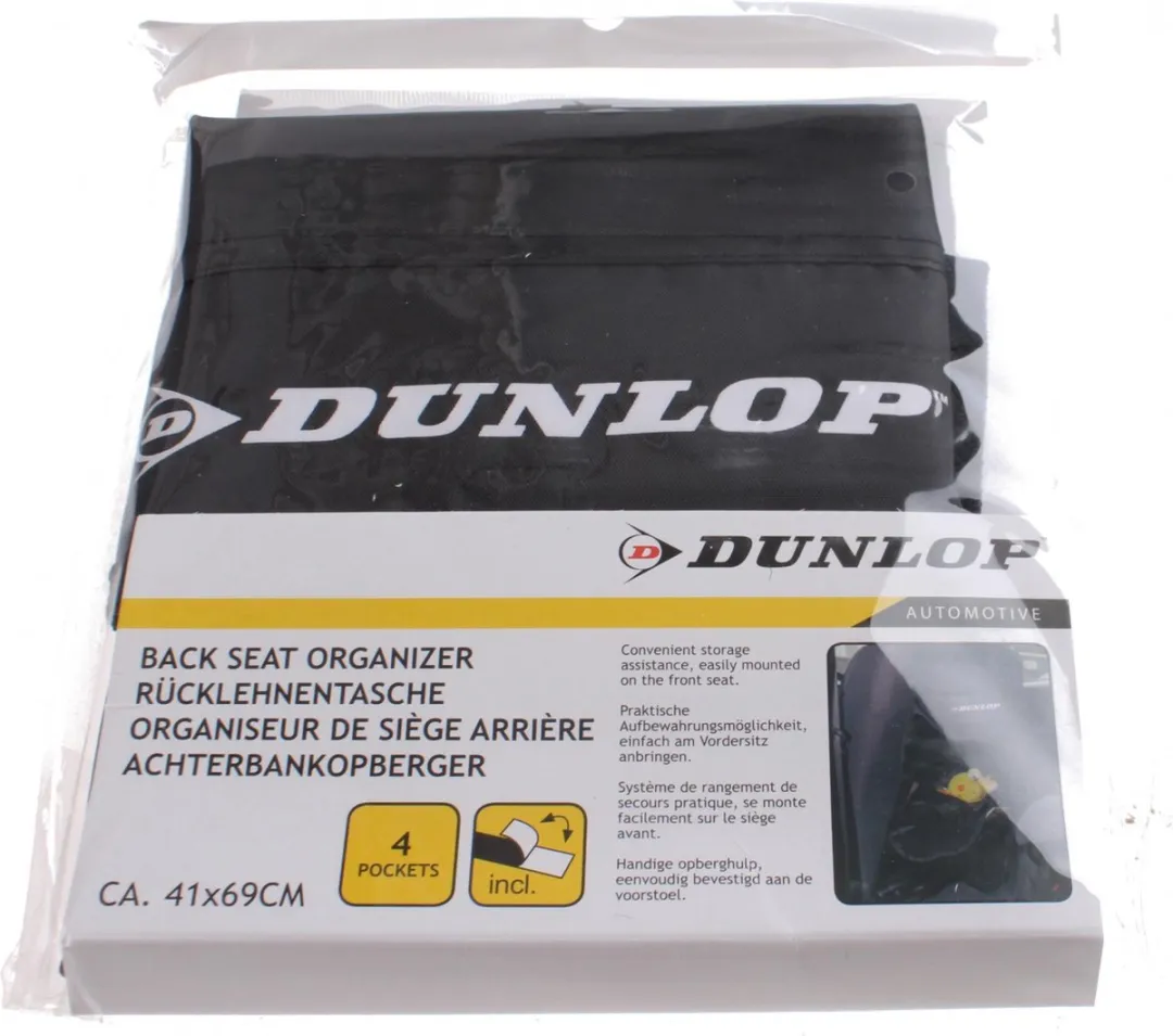 Dunlop Organizer 41x69cm - Zwart