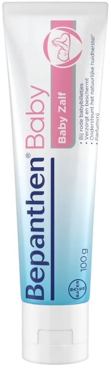 ​Bepanthen Baby Zalf 100 gram | Beschermt en Verzorgt Rode Babybilletjes | Ondersteunt Natuurlijk Huidherstel | Vrij van Parfum en Conserveermiddelen ​