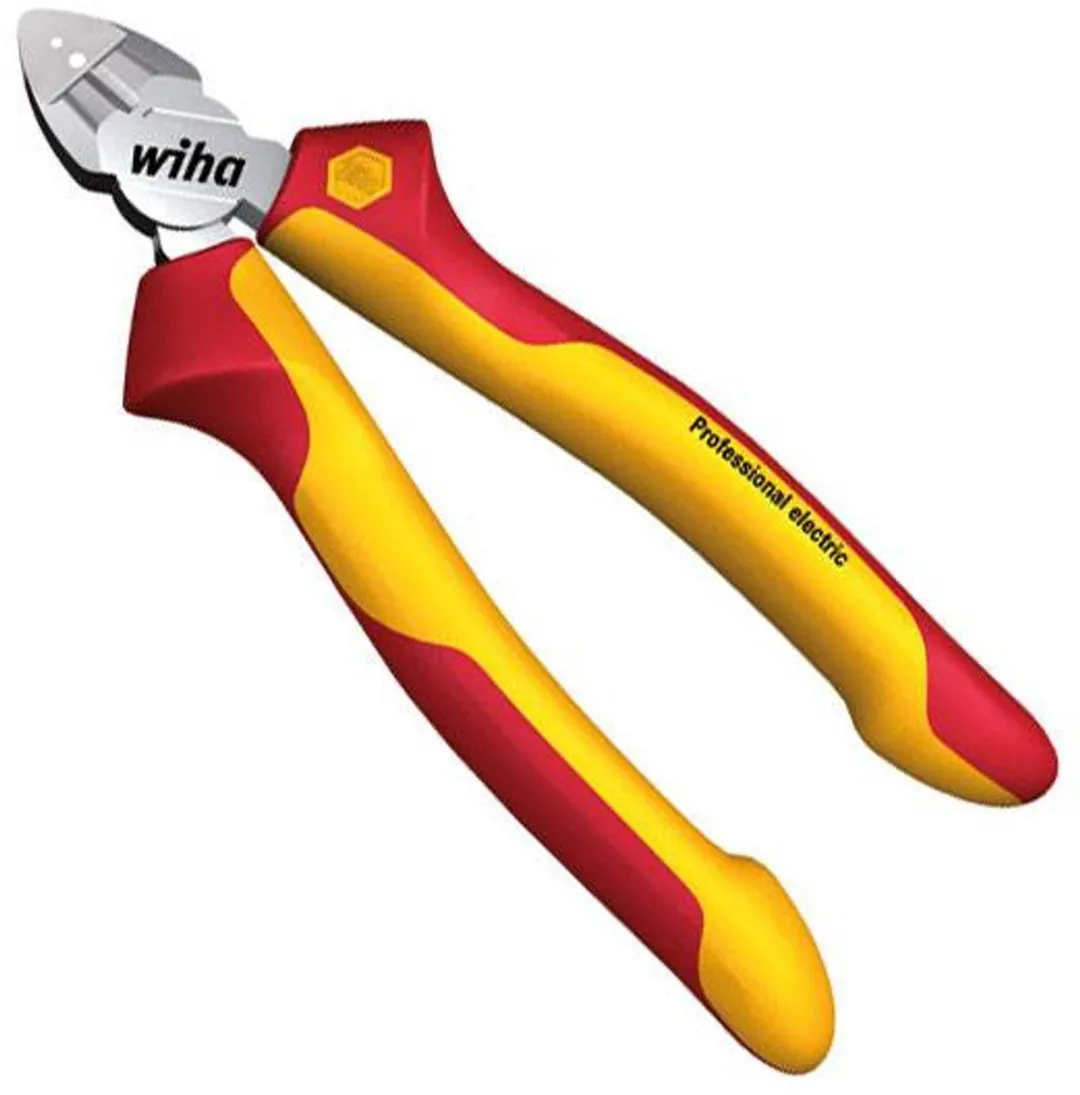 Wiha Afstrip-zijkniptang Professional electric 26745 - Geel/Rood - afbeelding 4 van 4