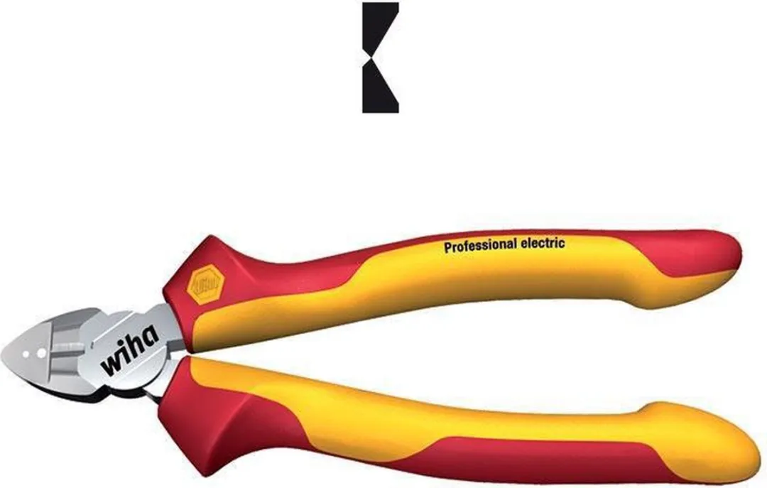 Wiha Afstrip-zijkniptang Professional electric 26745 - Geel/Rood - afbeelding 3 van 4