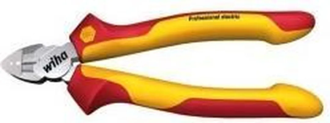 Wiha Afstrip-zijkniptang Professional electric 26745 - Geel/Rood - afbeelding 2 van 4