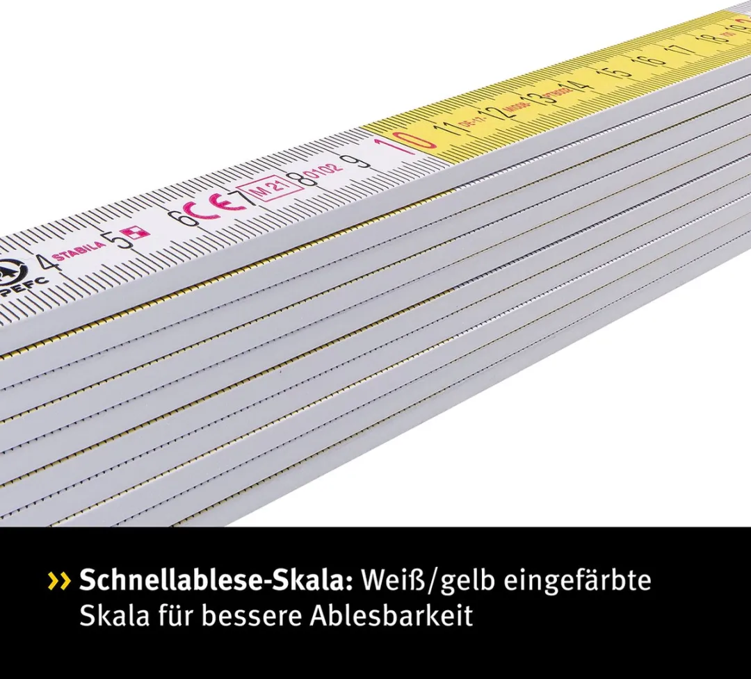Stabila 1328 Duimstok 2m