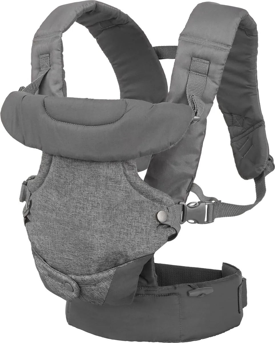 Infantino Flip Advanced 4-in-1 Draagzak 3,6-14,5kg - Grijs