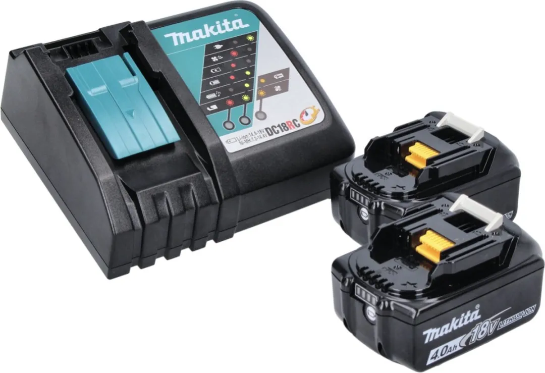 Makita DHG 180 RMJ Heteluchtpistool 18V - 2x 4.0Ah + Lader + Makpac