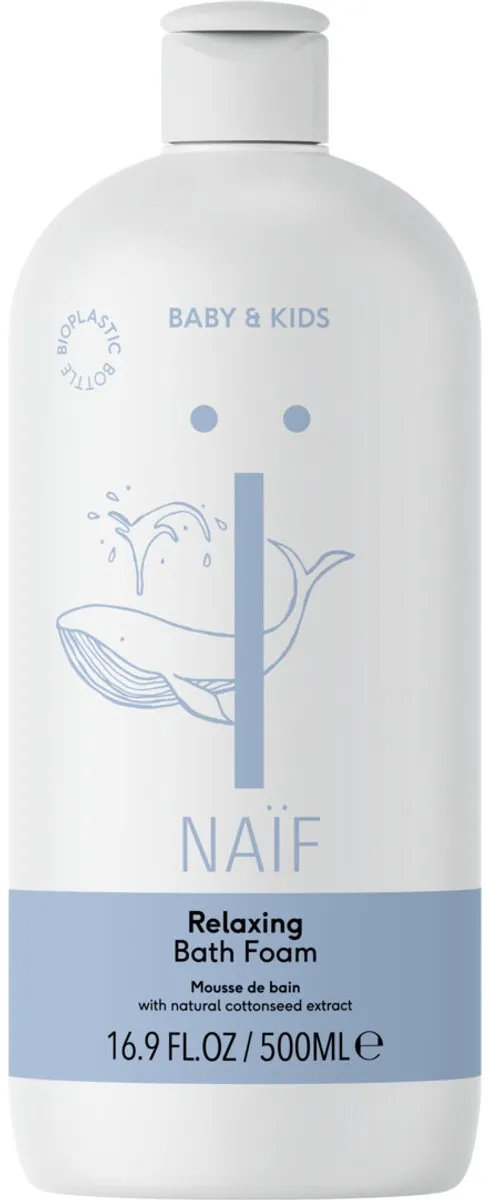 Naïf - Badschuim - Babyverzorging - Verzachtend & Reinigend - Natuurlijke Ingrediënten - Baby & Kind - 500ml
