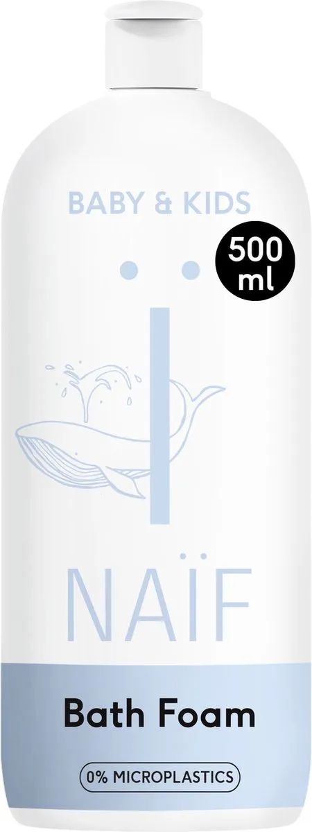 Naïf - Badschuim - Babyverzorging - Verzachtend & Reinigend - Natuurlijke Ingrediënten - Baby & Kind - 500ml