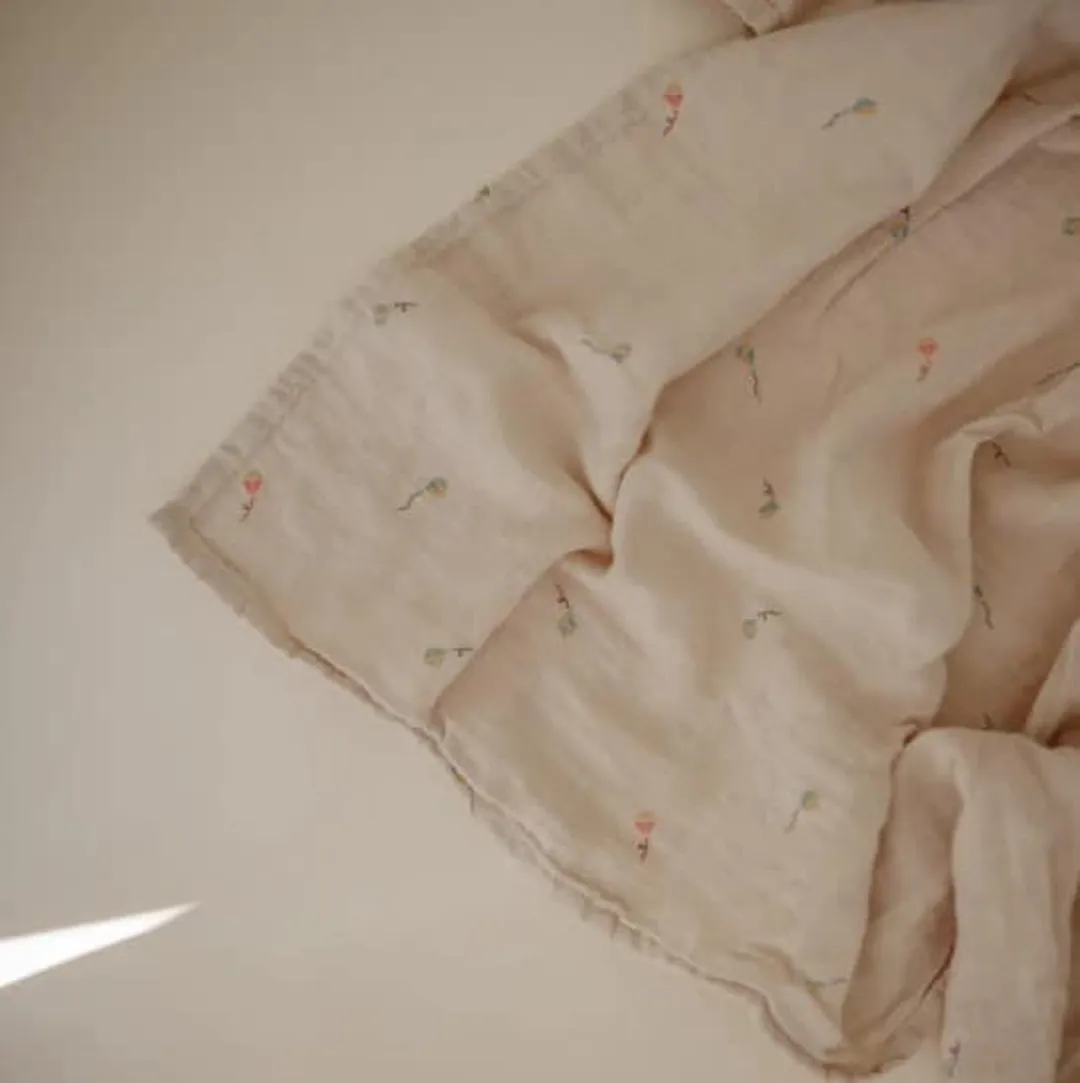 Mushie Hydrofiele Doek XL Kite Vliegers - 120x120cm