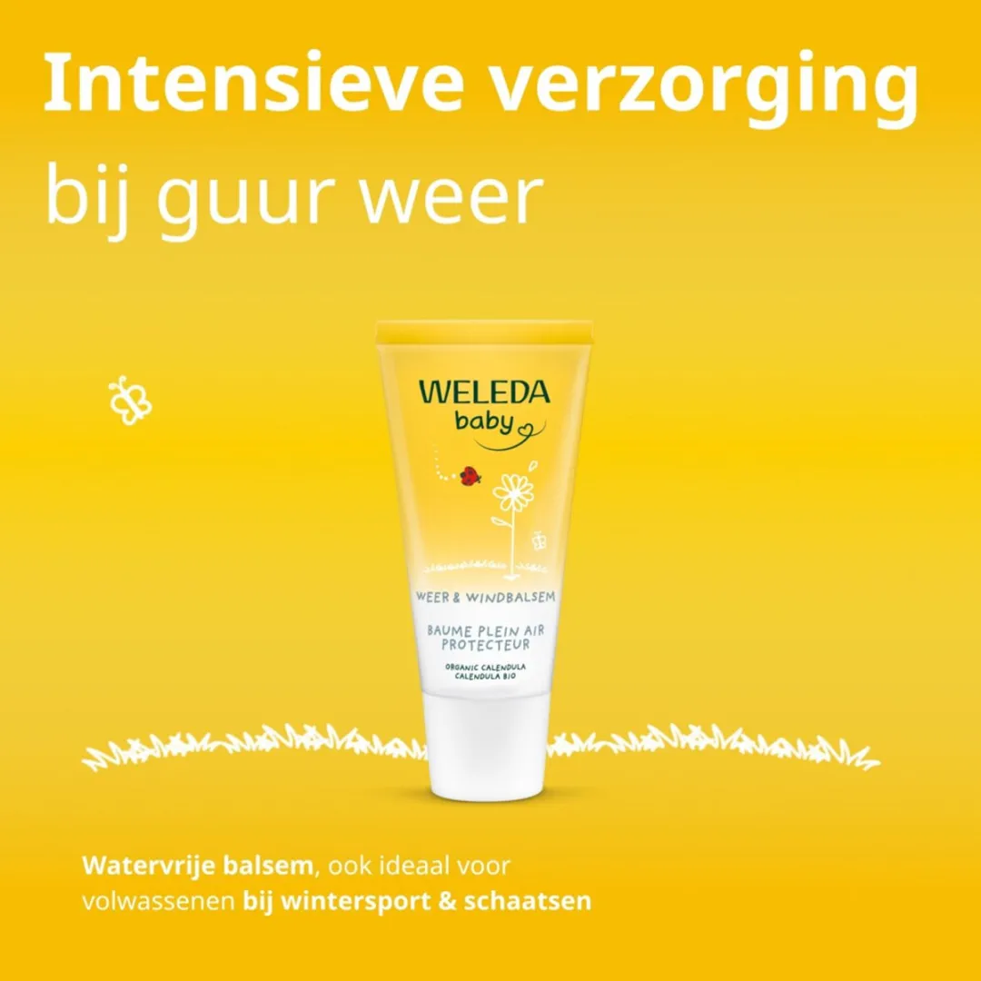 Weleda Weer & Windbalsem Calendula Baby - 60ml (2x30ml)