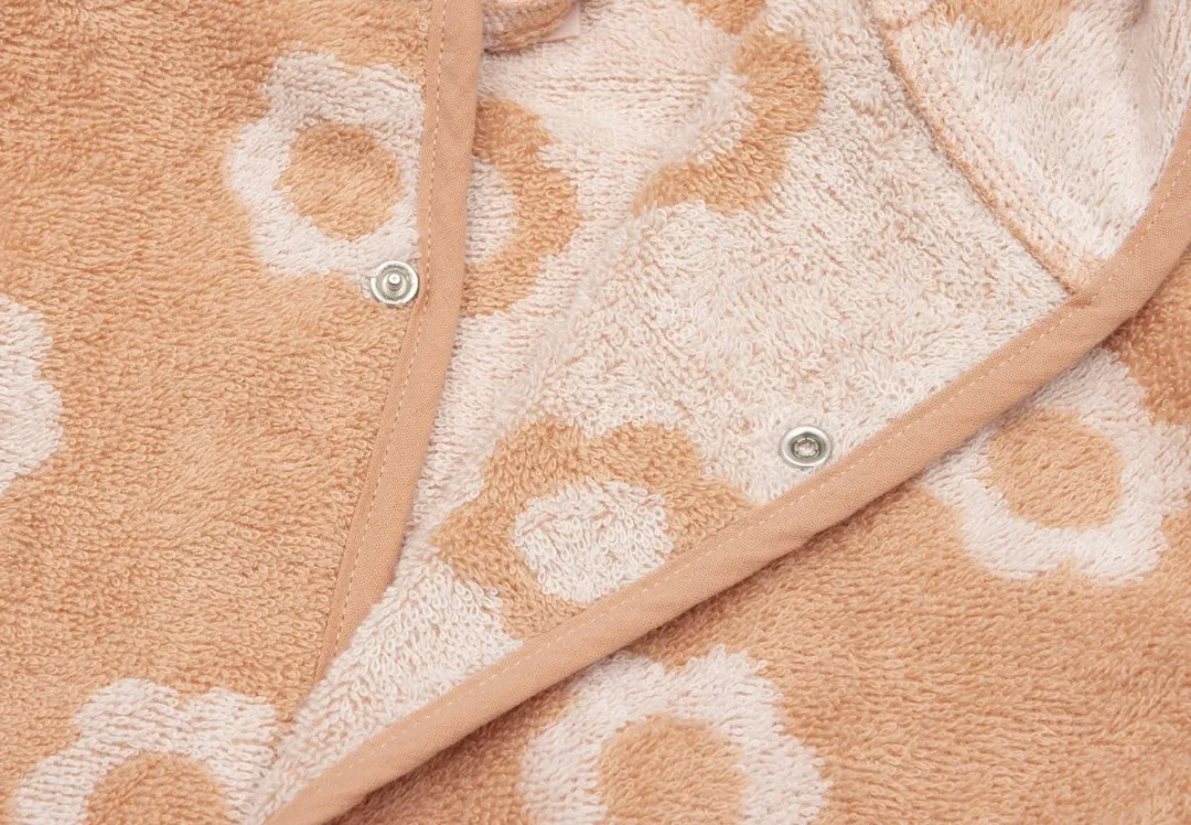 Jollein Badjas Badstof 1-2 jaar - Jacquard Flower