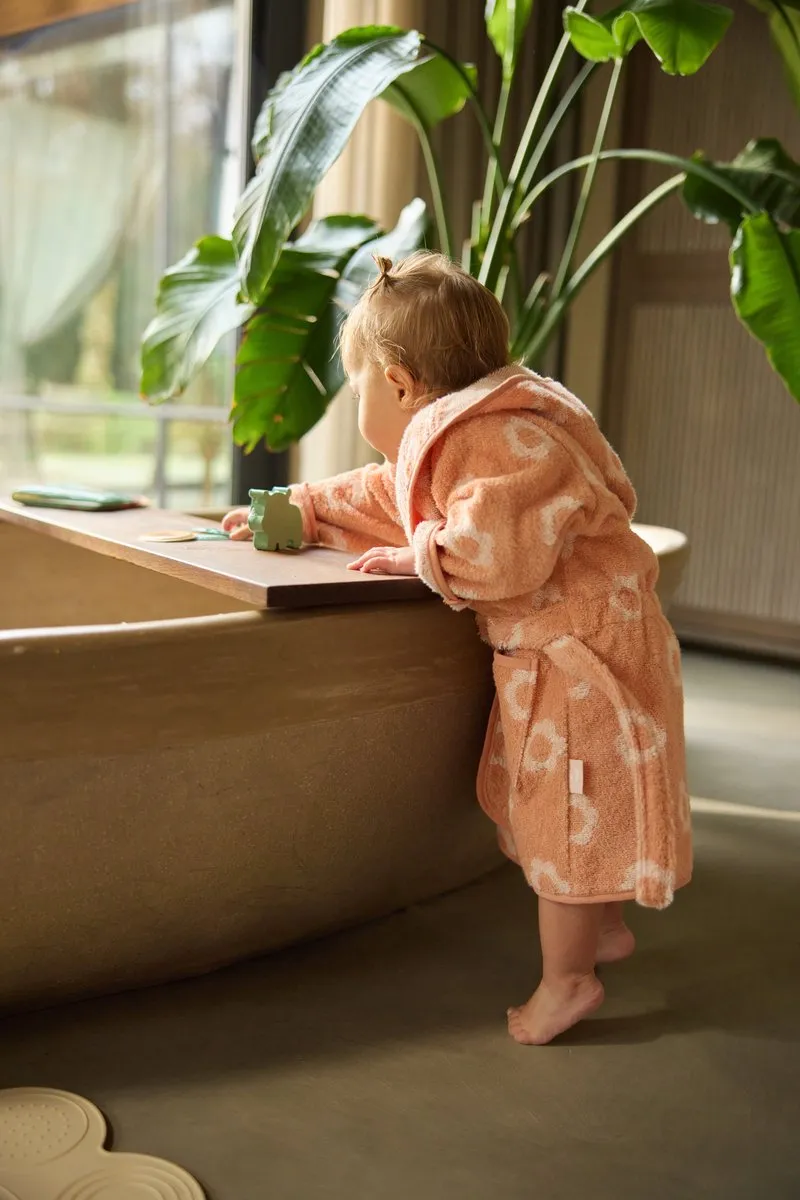 Jollein Badjas Badstof 1-2 jaar - Jacquard Flower