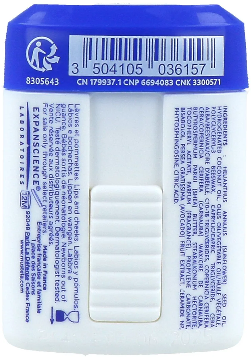 Mustela Nourishing Stick met Cold Cream 9g