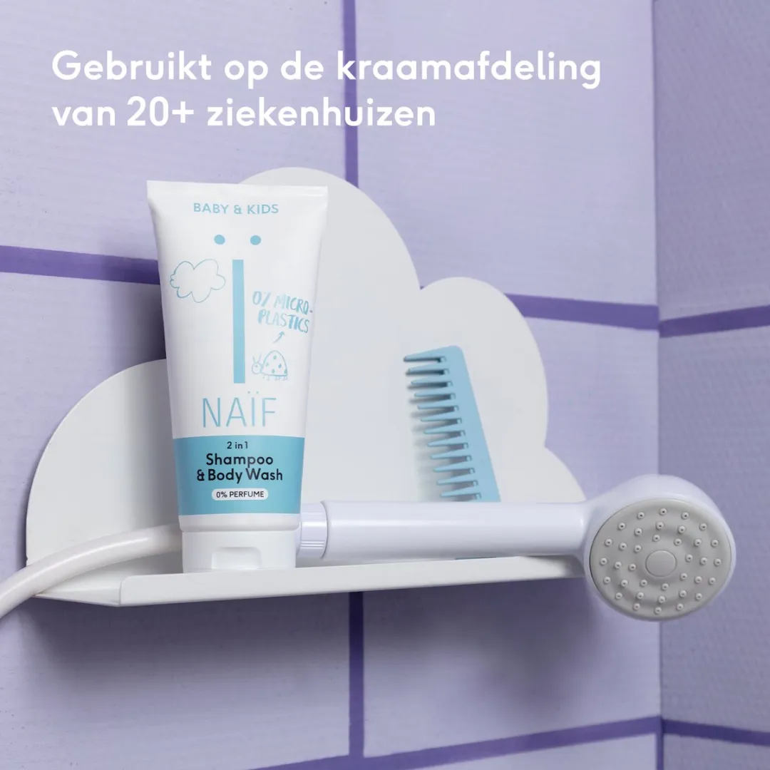 Naïf 2-in-1 Shampoo & Body Wash 200ml - Baby