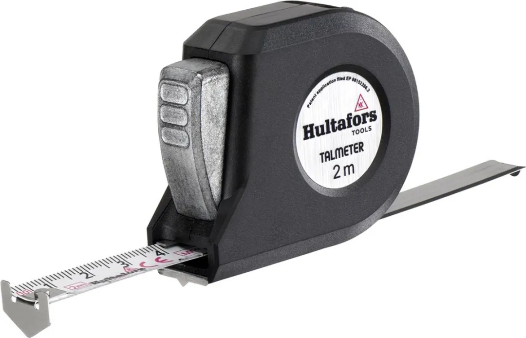 Hultafors Talmeter Markeermeter 2m - Zwart