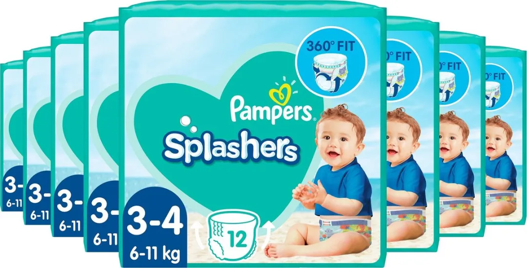 Pampers Splashers Wegwerpluiers 3-4