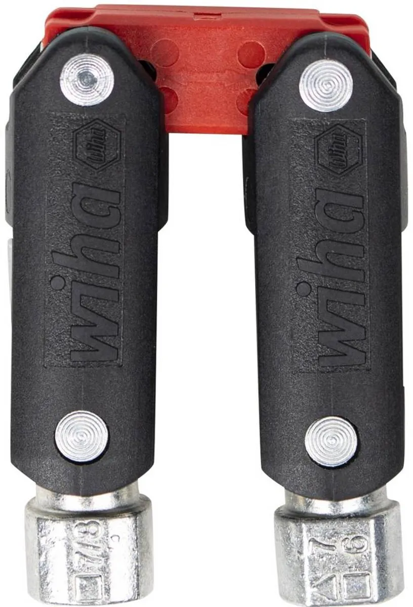 Wiha 44001 Dopsleutelset - 4-delig - Zwart/Rood