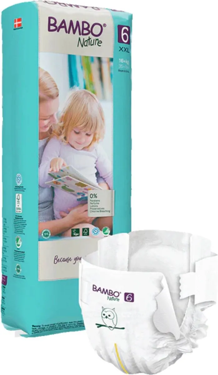 Bambo Nature Luiers XL Plus - 120 Stuks (3x40)