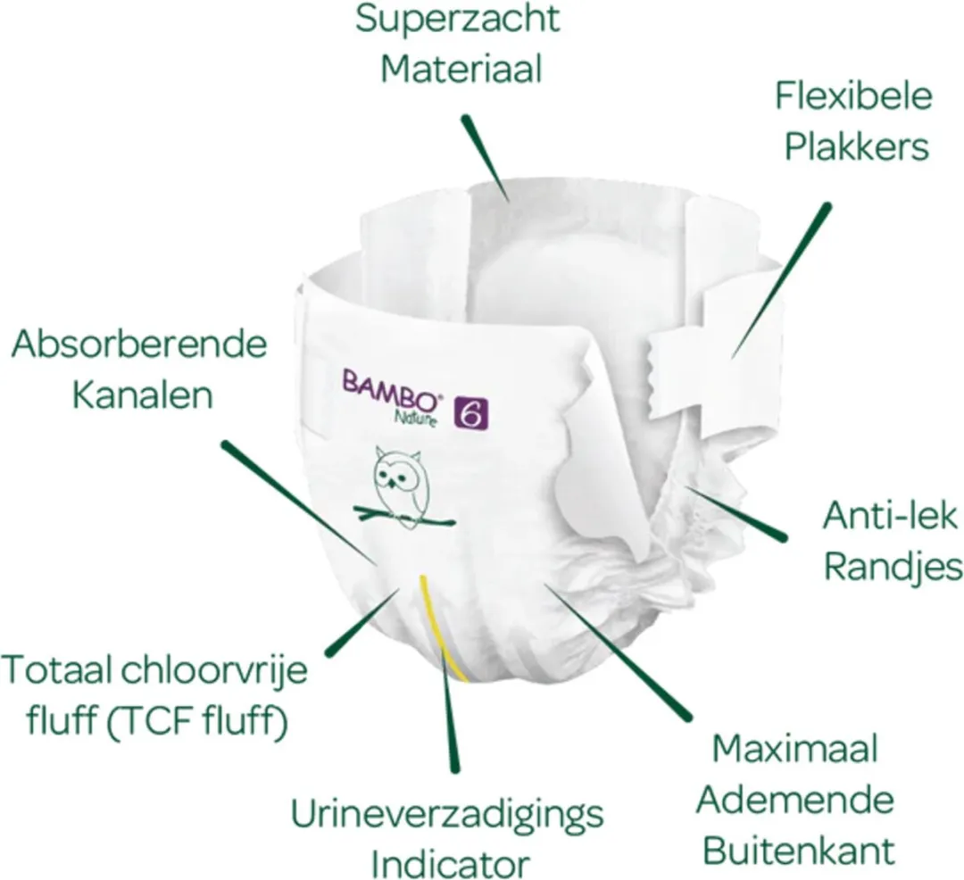 Bambo Nature Luiers XL Plus - 120 Stuks (3x40)