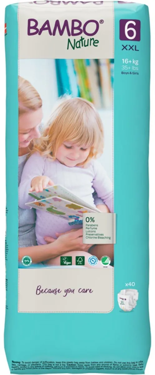 Bambo Nature Luiers XL Plus - 120 Stuks (3x40)