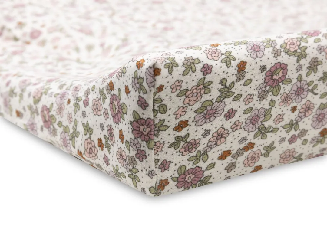 Jollein Aankleedkussenhoes Jersey 50x70cm Retro Flowers