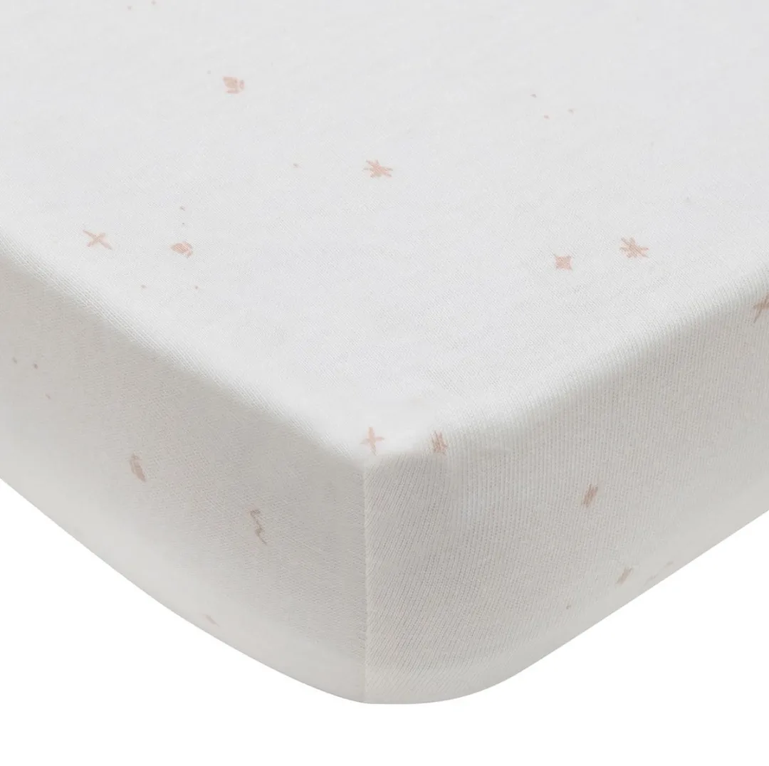 Jollein Twinkling Hoeslaken Wild Rose - 40/50x80/90cm
