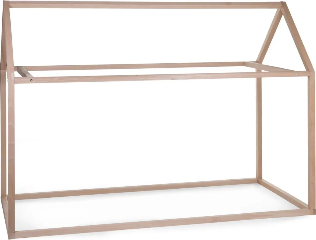 Childhome Huis Bedframe 90x200cm - Naturel