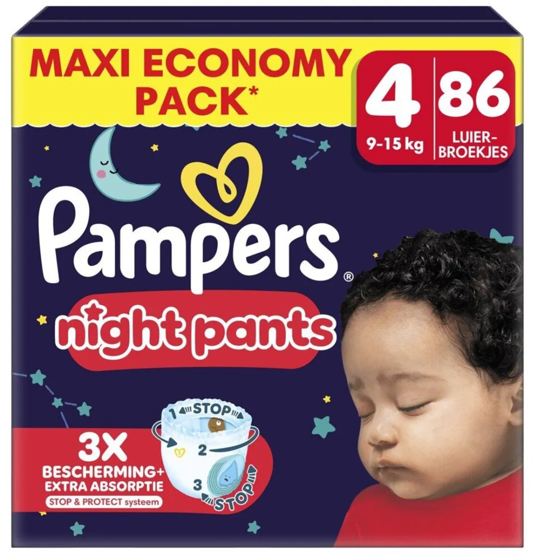 Pampers Baby-Dry Night Pants Maat 4