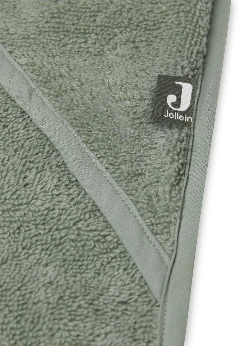 Jollein Badcape Groen - 75x75cm - Badstof Katoen