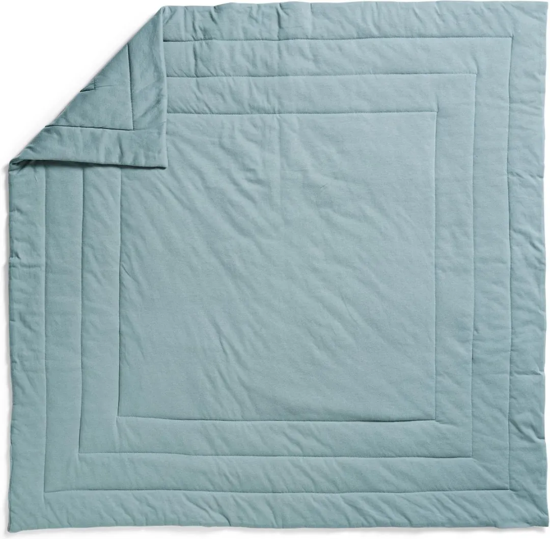 Elodie Quilted Babydeken 100x100cm - Pebble Green