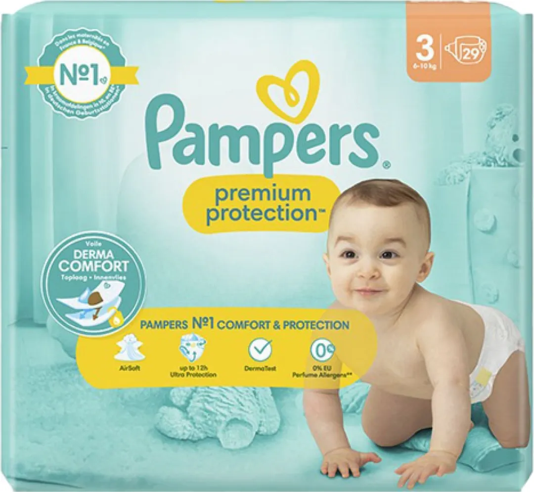 Pampers Luier Premium Protection Maat 3 Midi 29 Stuks