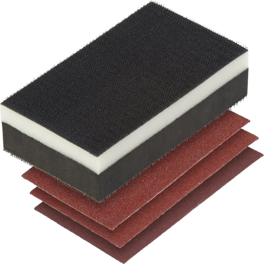 Wolfcraft Handschuurset 4-delig 2892000 - 125mm