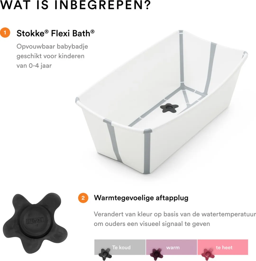 Stokke Flexi Bath Babybadje - Wit