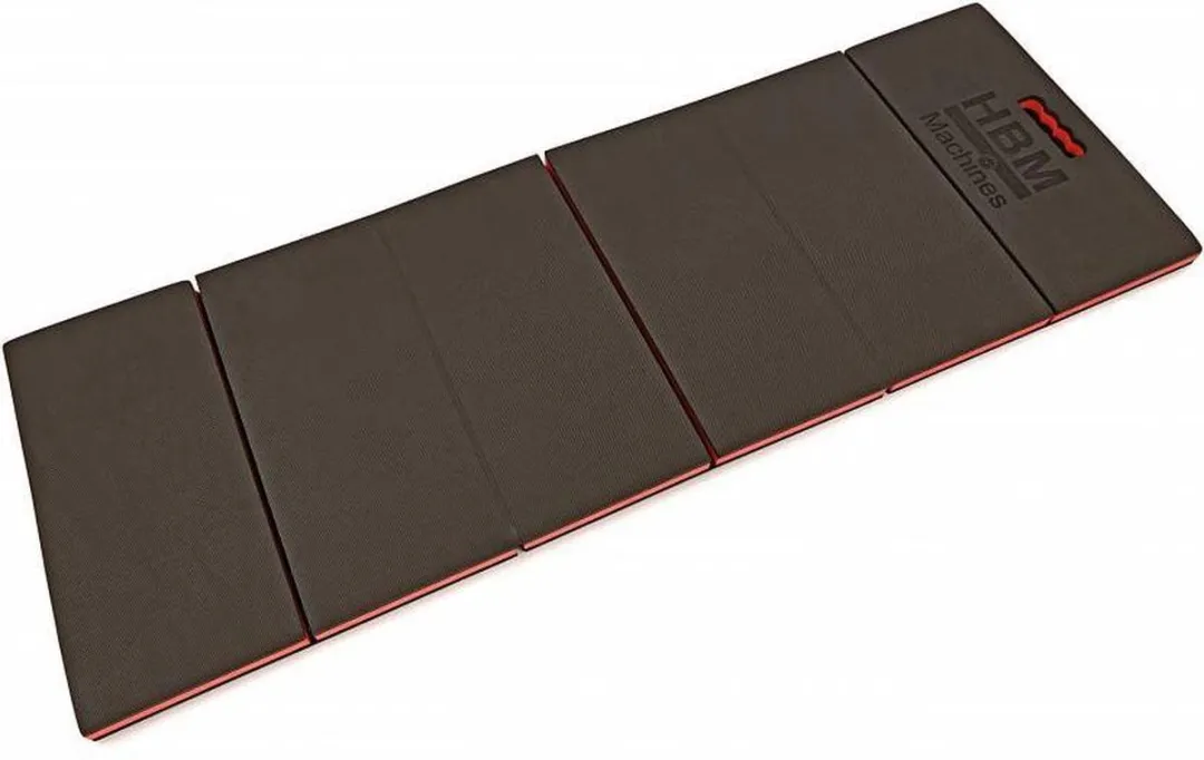 HBM FOAM Ligmat 120x42cm - Zwart/Rood