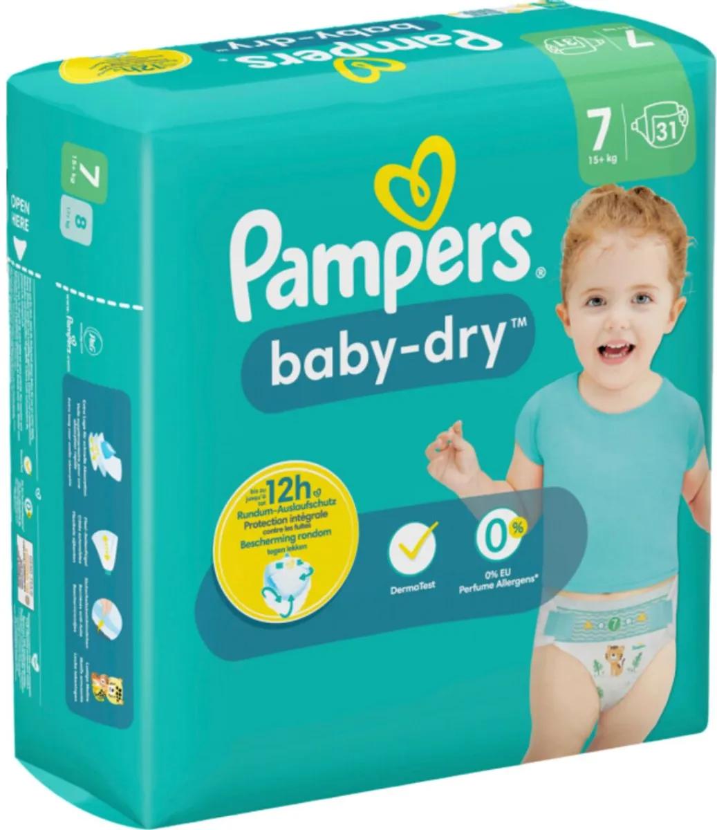 Pampers Baby Dry Luiers Maat 7