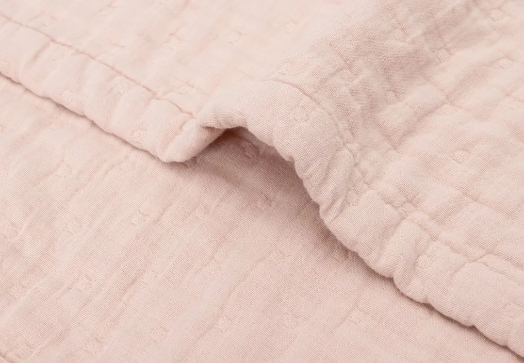 Jollein Baby Deken Wieg Jersey 75x100cm - Wild Rose - GOTS