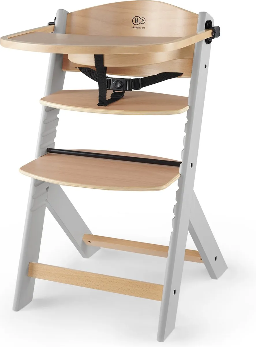 KinderKraft Enook Houten Kinderstoel 3-in-1