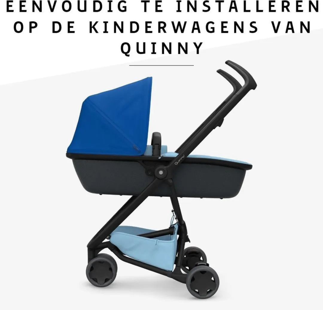 Quinny Zapp Lux Carrycot Reiswieg - Sky on Graphite