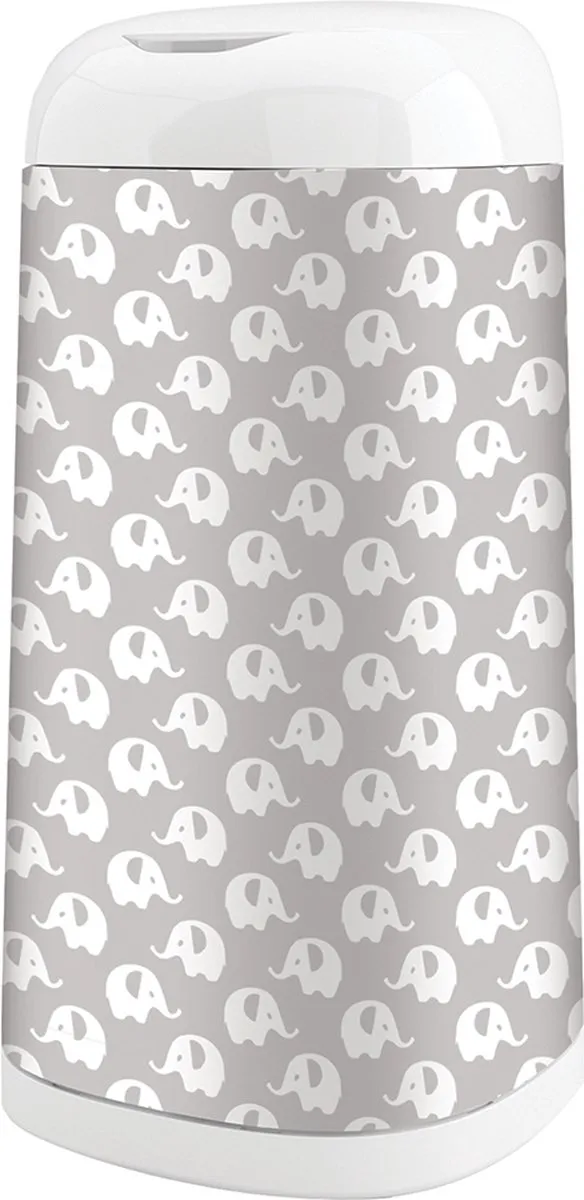 Angelcare Dress Up Grey Elephant Hoes voor Luieremmer - Grijs/Wit