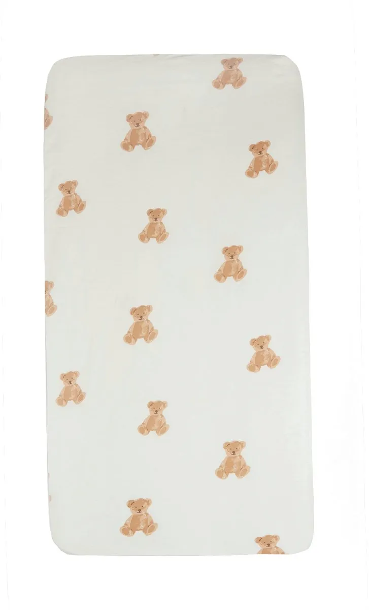 Jollein Baby Hoeslaken Wieg Teddy Bear