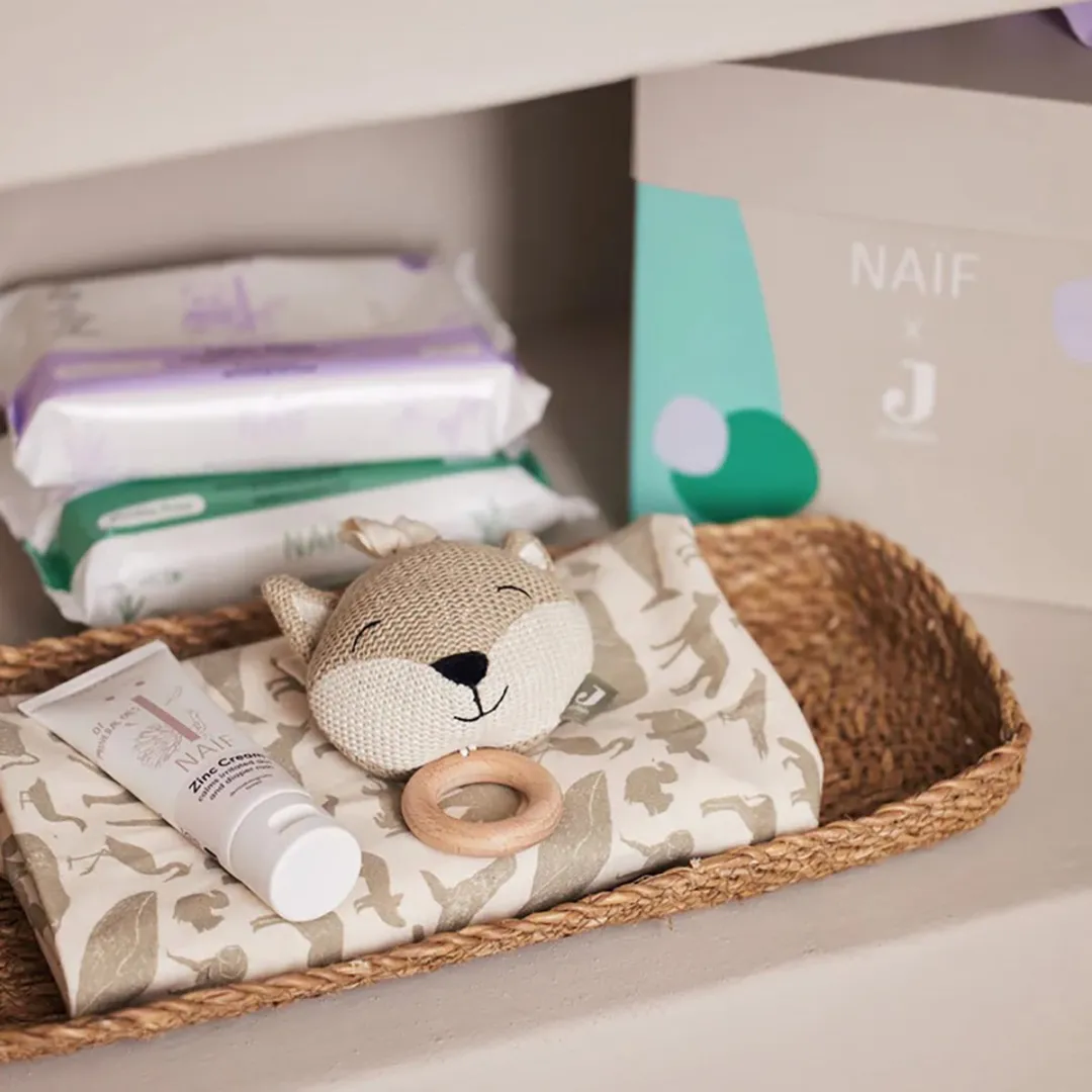 Jollein x Naïf Gift Set Wipe For The Future - Beige/Bruin