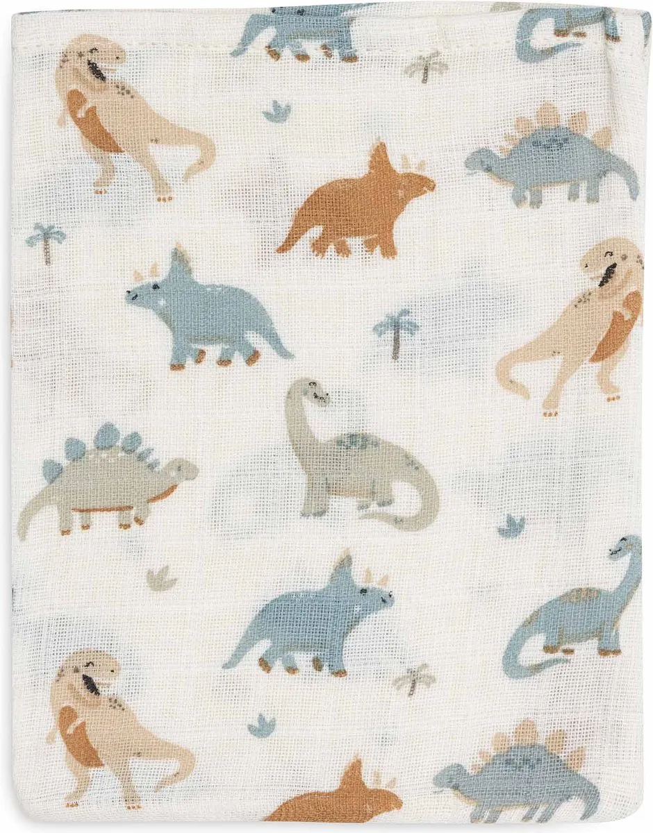 Jollein Baby Hydrofiel Washandje Roarsome - 3 Stuks