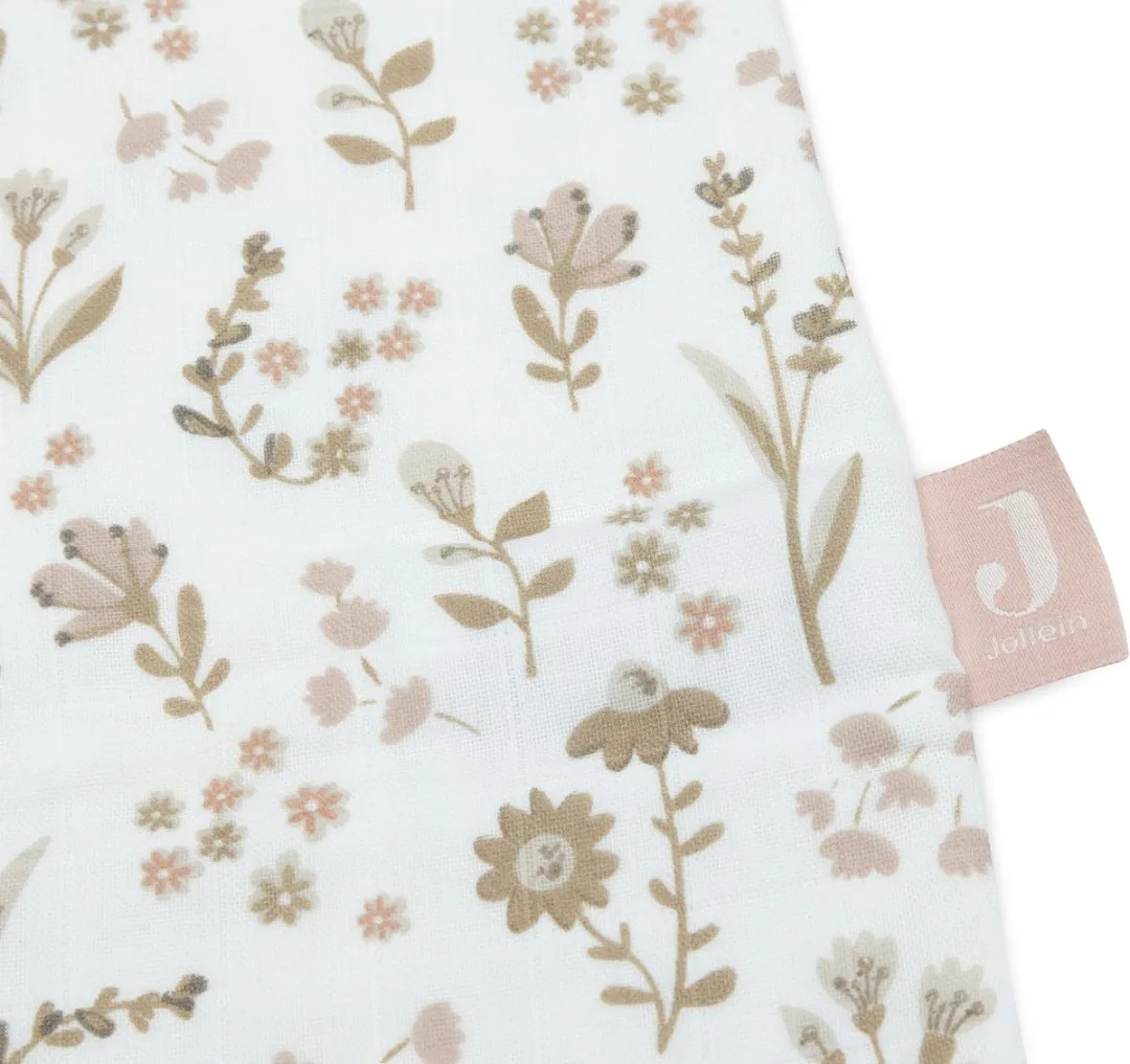 Jollein Baby Slaapzak Hydrofiel Bloomy 90cm - Multicolor
