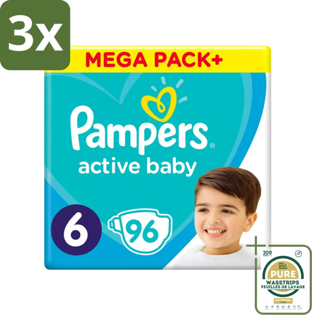Pampers Active Baby Luiers Maat 6 13-18kg